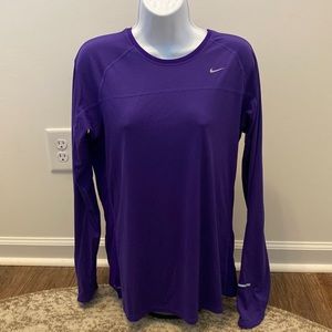 NIKE running dri-fit long sleeve shirt, size XL